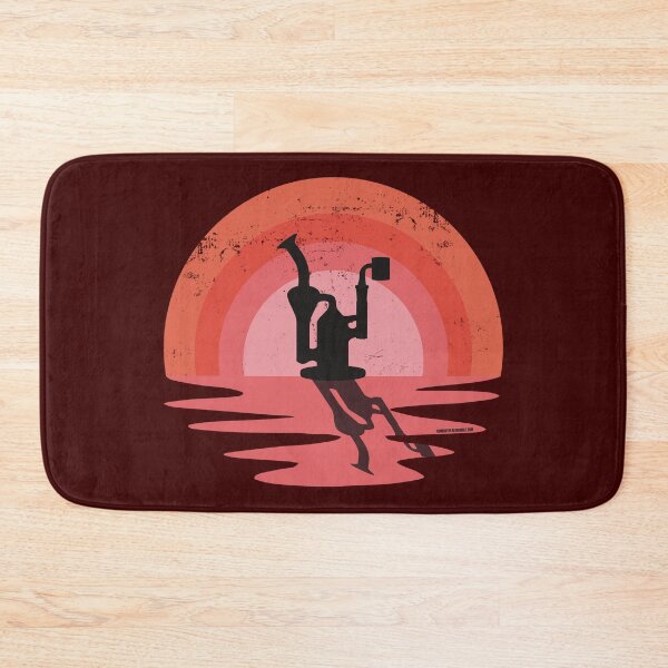 Item preview, Cool Stoner Sunset Design with a Recycling Dab Rig Silhouette (Pink) designed and sold by YomeHayin.