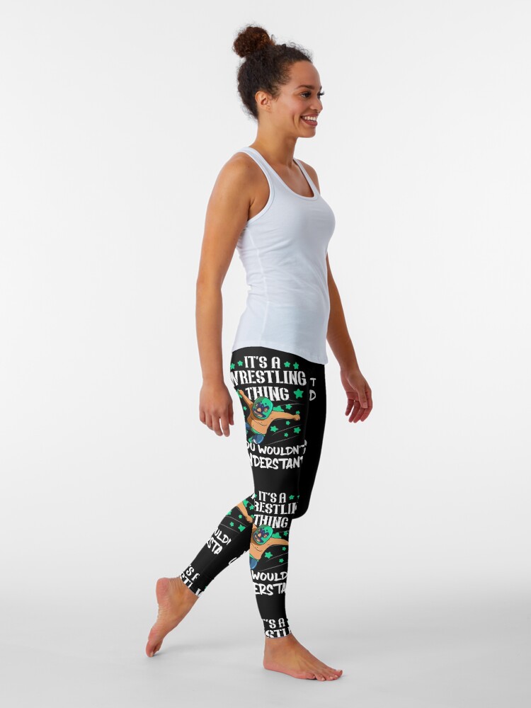 Disover It's a Wrestling Thing you wouldn't Understand - Funny Mexican Wrestling gift Leggings