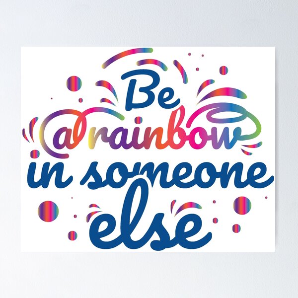 Item preview, Be a Rainbow designed and sold by Mychap.