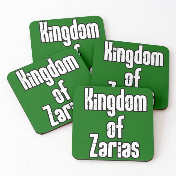 Item preview, Kingdom of Zarias Logo- White on Green designed and sold by Greenwood2112.