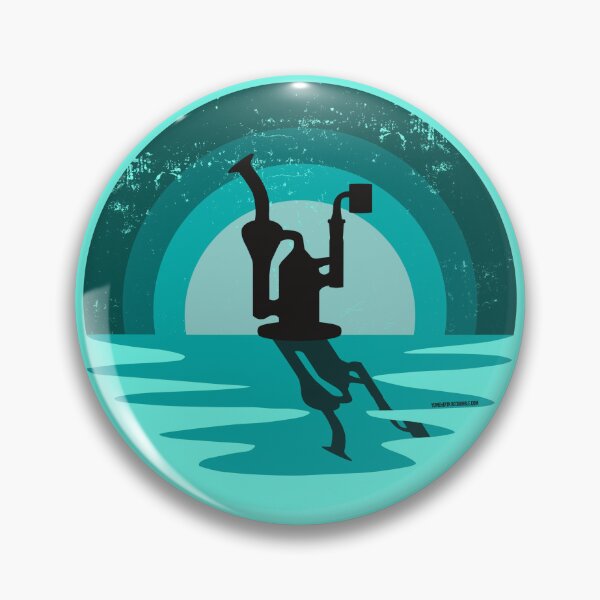 Item preview, Cool Stoner Sunset Design with a Recycling Dab Rig Silhouette (Teal) designed and sold by YomeHayin.