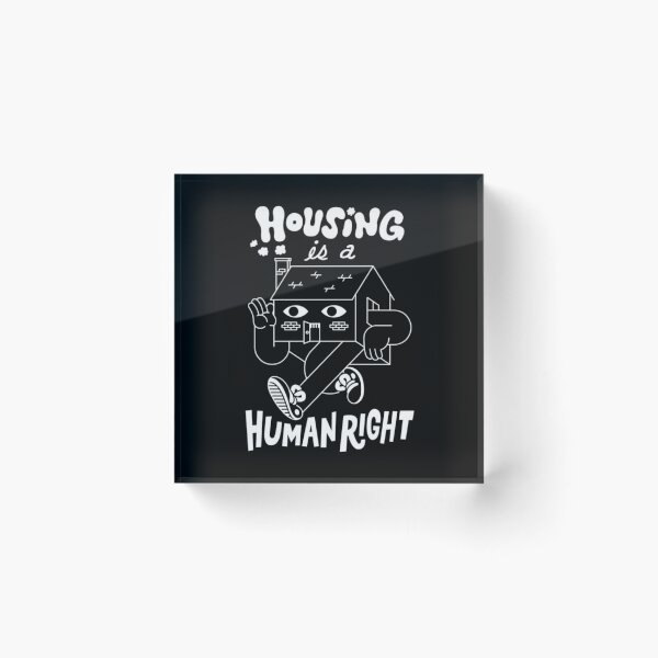 Item preview, Housing Human Right Black designed and sold by abilannart.