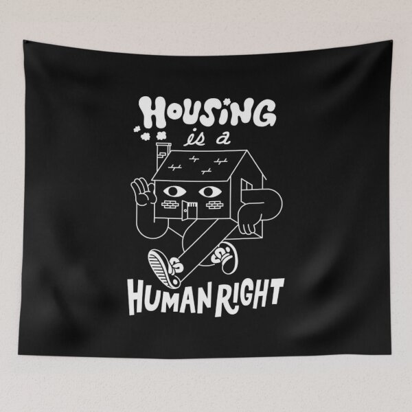 Item preview, Housing Human Right Black designed and sold by abilannart.