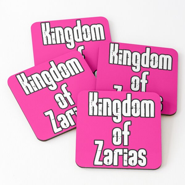 Item preview, Kingdom of Zarias Logo- White on Pink designed and sold by Greenwood2112.