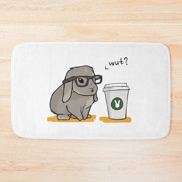 Artikelvorschau, Der Basic-Hipster-Hase entworfen und verkauft von thebunnylady.