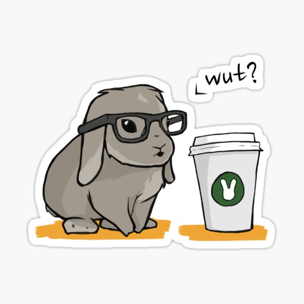 Saurbucks - Starbucks Dinosaur Parody Sticker – Art by Oomles