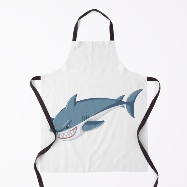 Item preview, angry bleu shark sticker. designed and sold by Lachkarstore.