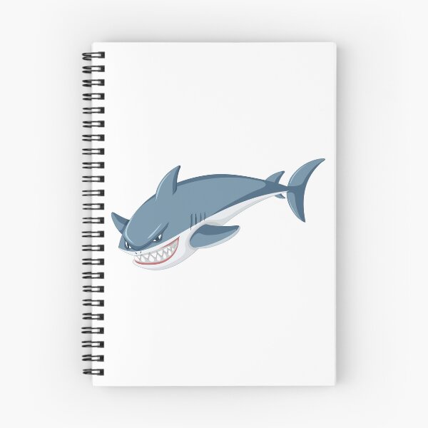 Item preview, angry bleu shark sticker. designed and sold by Lachkarstore.