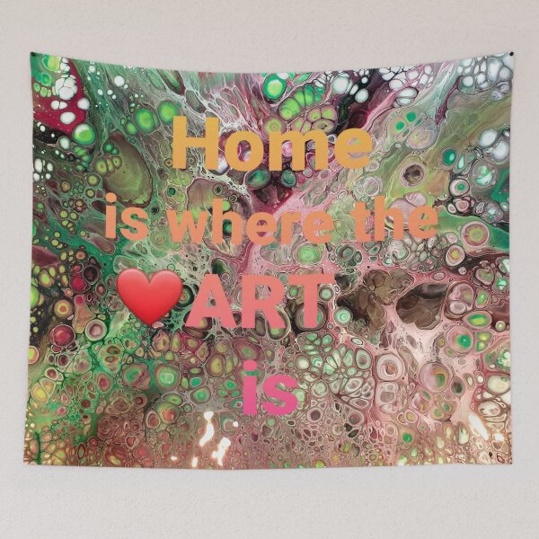 Item preview, Home is where the ❤Art is!:) designed and sold by ArtandSoulFluidArt.