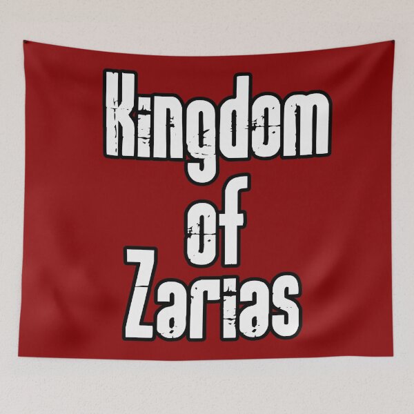 Item preview, Kingdom of Zarias Logo- White on Red designed and sold by Greenwood2112.