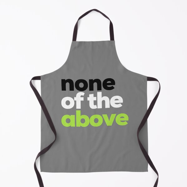 Item preview, None of the Above. Agender Pride designed and sold by Subtle Pride Shop.