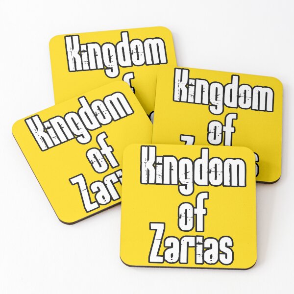 Item preview, Kingdom of Zarias Logo- White on Yellow designed and sold by Greenwood2112.