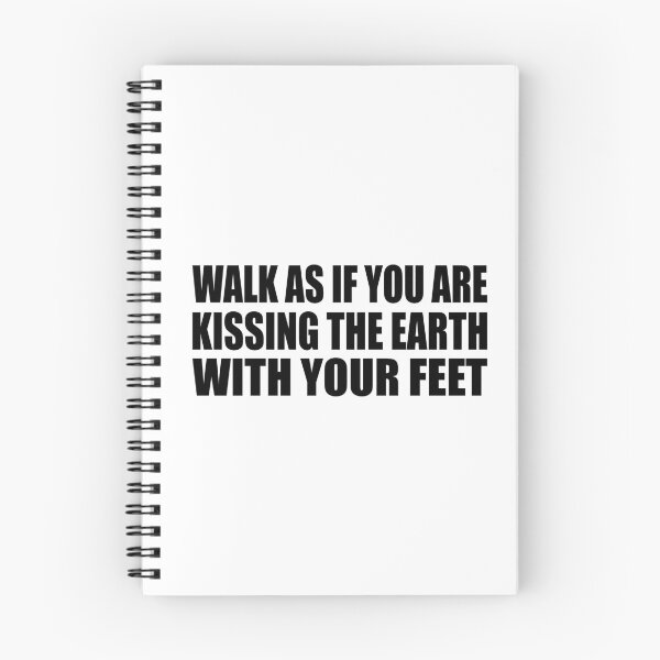 Item preview, Walk as if you are kissing the Earth with your feet designed and sold by Colorfulandfun.