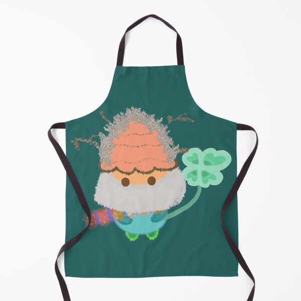Item preview, St Patrick Gnome with Lucky Clove Balloon designed and sold by MILdecals.