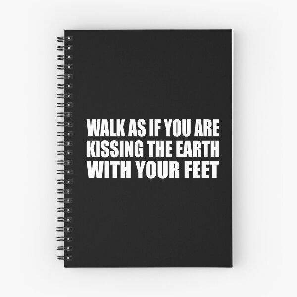 Item preview, Walk as if you are kissing the Earth with your feet designed and sold by Colorfulandfun.