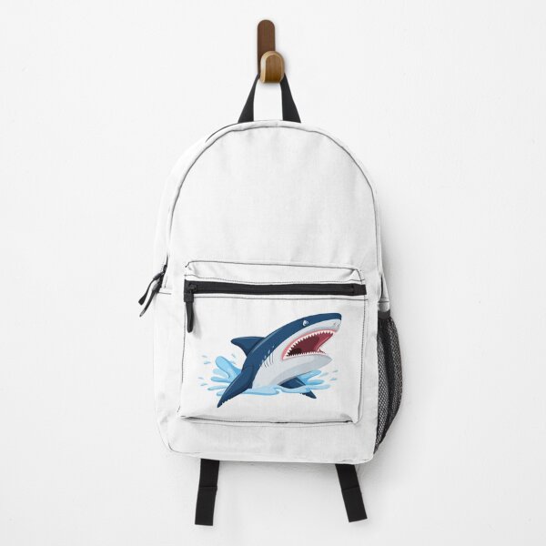 Item preview, white bleu shark Prints, Cards & Posters. designed and sold by Lachkarstore.