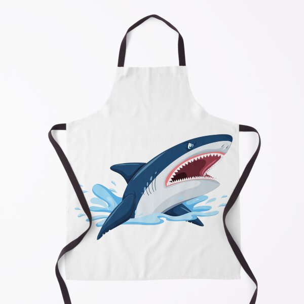 Item preview, white bleu shark Prints, Cards & Posters. designed and sold by Lachkarstore.
