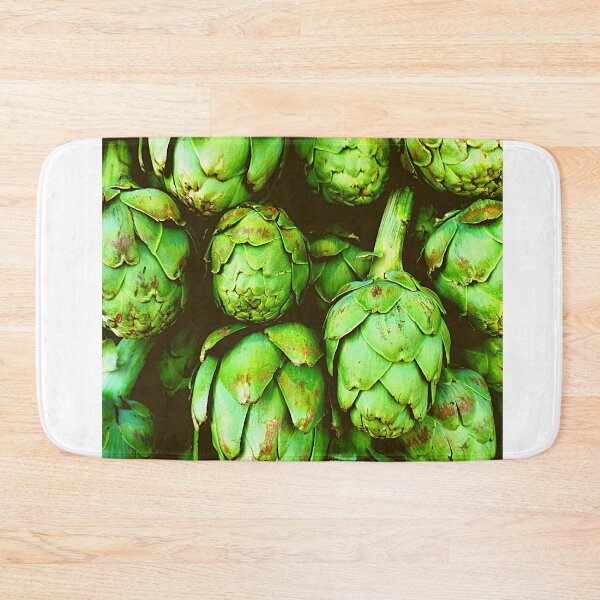 Item preview, Green Artichoke heads pattern designed and sold by Delicarte.
