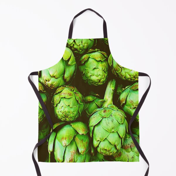 Item preview, Green Artichoke heads pattern designed and sold by Delicarte.
