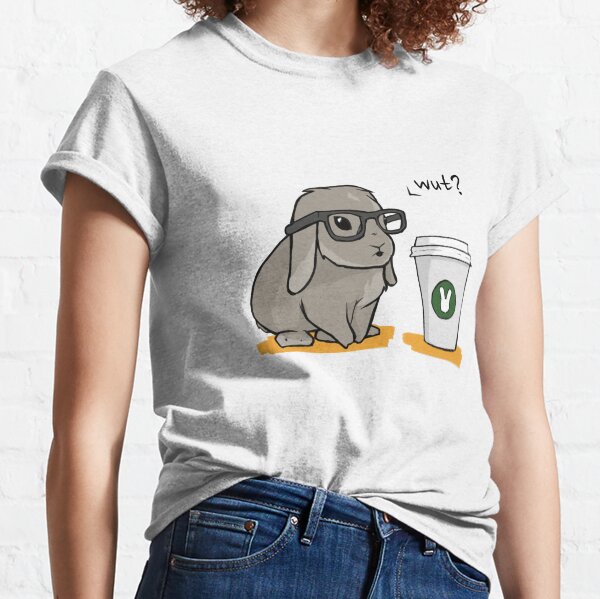 The Basic Hipster Bunny Classic T-Shirt
