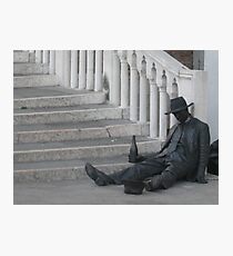 Busking for Booze Photographic Print
