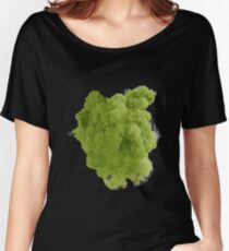 Smoke Green Women's Relaxed Fit T-Shirt