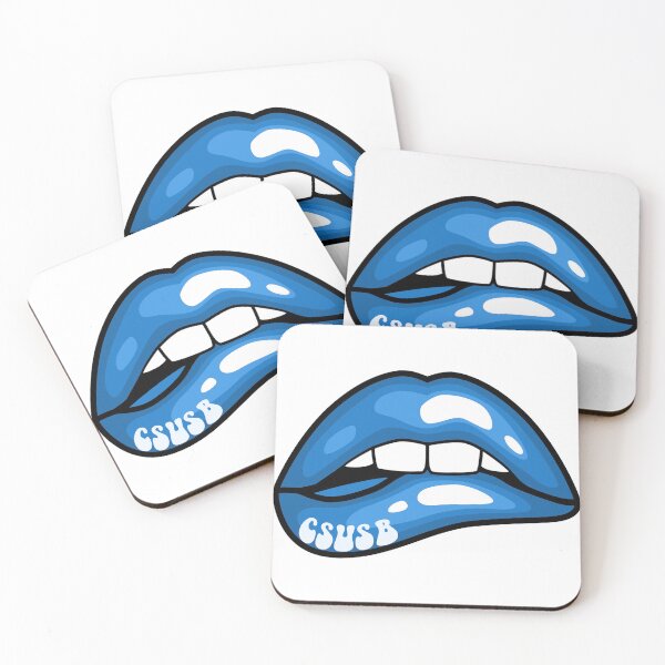Item preview, CSUSB Cal State San Bernardino Lips designed and sold by kkosmicki.