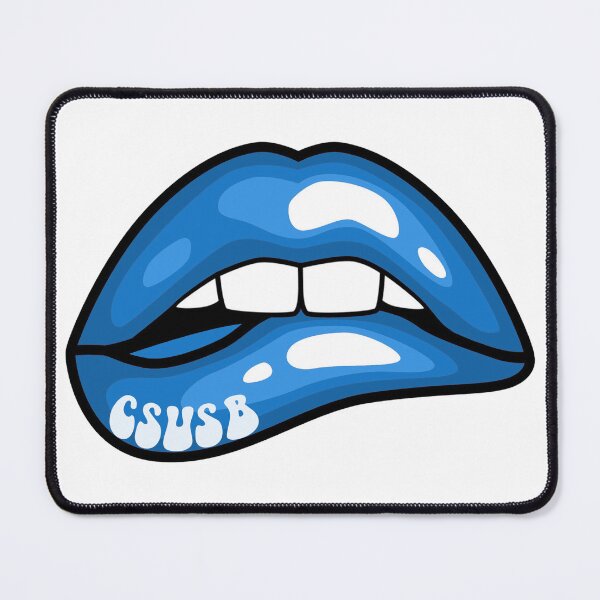 Item preview, CSUSB Cal State San Bernardino Lips designed and sold by kkosmicki.