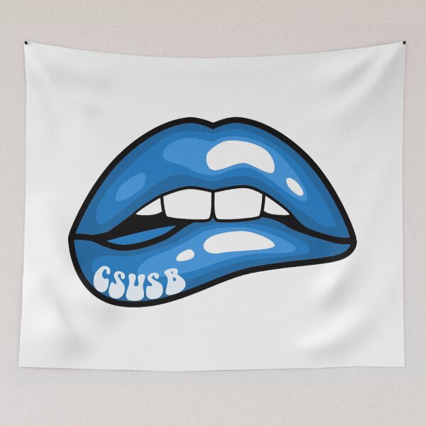 Item preview, CSUSB Cal State San Bernardino Lips designed and sold by kkosmicki.