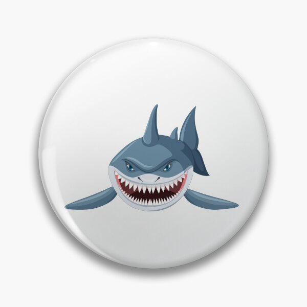 Item preview, ocean scared shark sticker. designed and sold by Lachkarstore.
