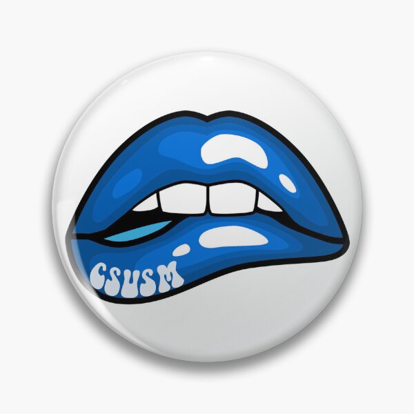 Item preview, CSUSM Cal State San Marcos Lips designed and sold by kkosmicki.