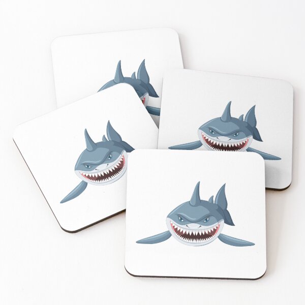 Item preview, ocean scared shark sticker. designed and sold by Lachkarstore.