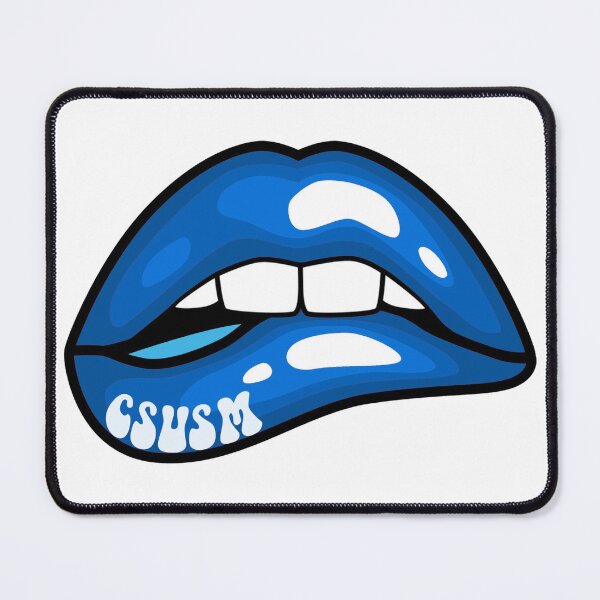 Item preview, CSUSM Cal State San Marcos Lips designed and sold by kkosmicki.