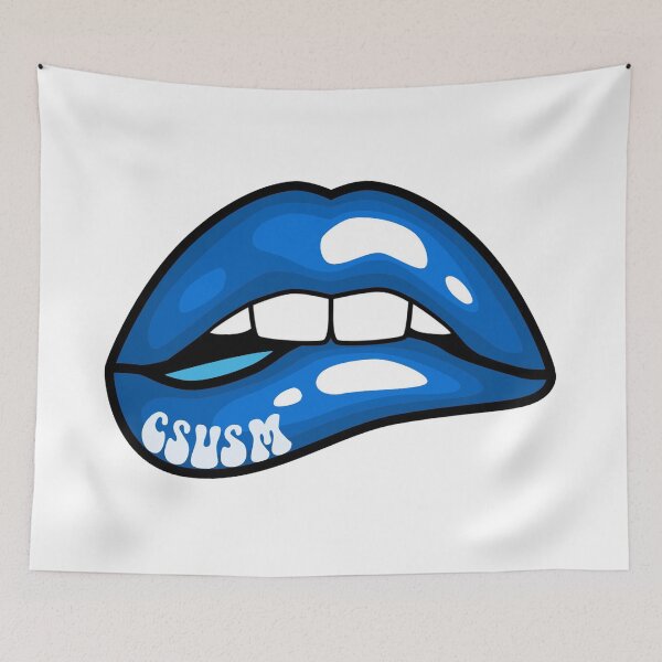 Item preview, CSUSM Cal State San Marcos Lips designed and sold by kkosmicki.