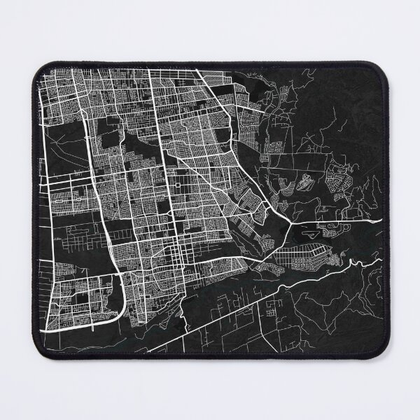 Item preview, Puente Alto City Map of Cordillera, Chile - Dark designed and sold by deMAP.