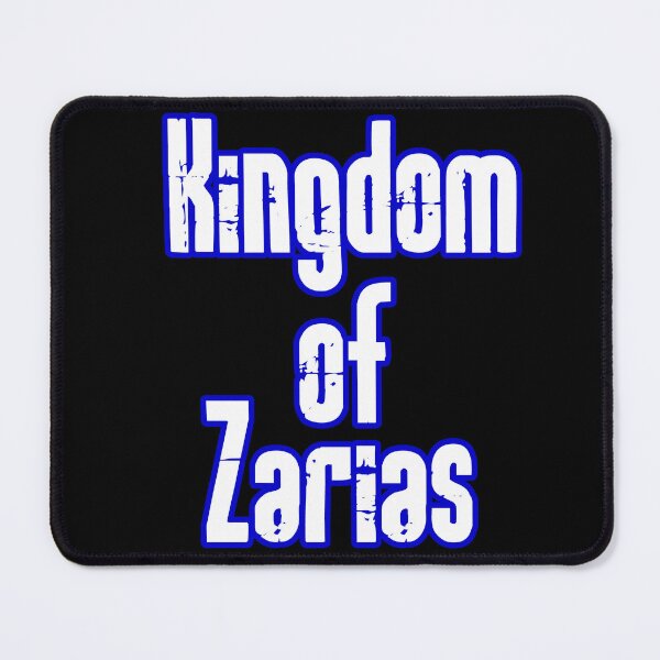 Item preview, Kingdom of Zarias Logo- White and Blue on Black designed and sold by Greenwood2112.