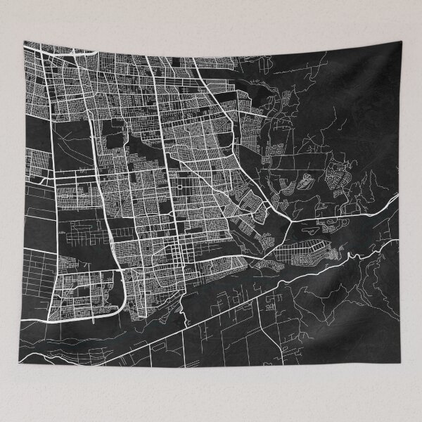 Item preview, Puente Alto City Map of Cordillera, Chile - Dark designed and sold by deMAP.