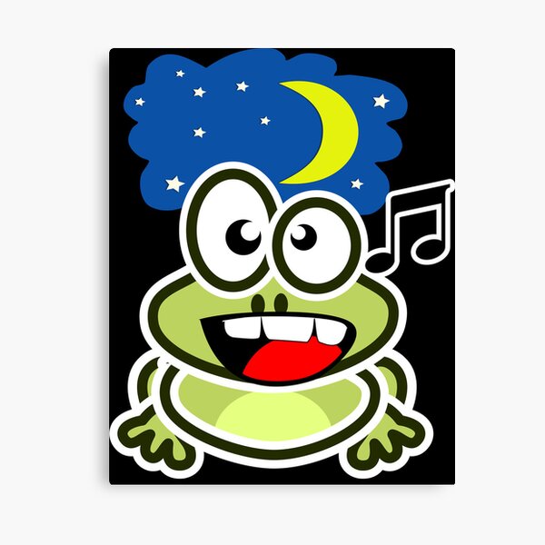 Item preview, Screaming Froggy at night designed and sold by javakufi88.