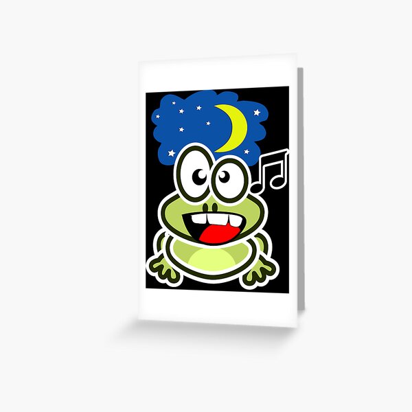 Item preview, Screaming Froggy at night designed and sold by javakufi88.