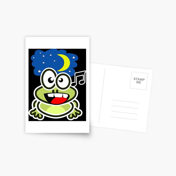 Item preview, Screaming Froggy at night designed and sold by javakufi88.