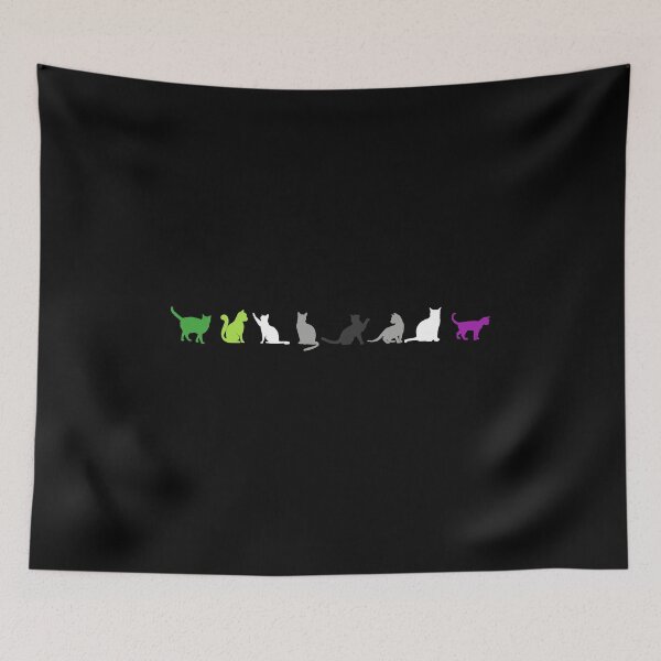 Item preview, Cats Aro Ace. Aroace Pride designed and sold by Subtle Pride Shop.
