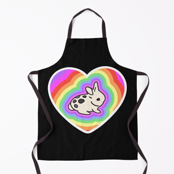 Item preview, Easter Bunny Rainbow Heart - I Love My Mini Lop Rabbit designed and sold by wigobun.