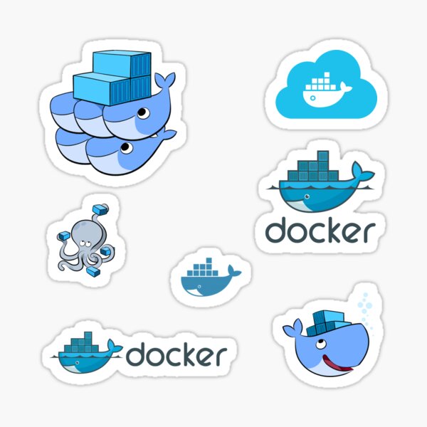 docker sticker set Pegatina