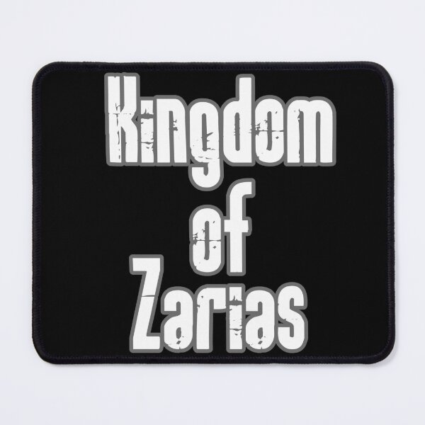 Item preview, Kingdom of Zarias Logo- Gray and White on Black designed and sold by Greenwood2112.