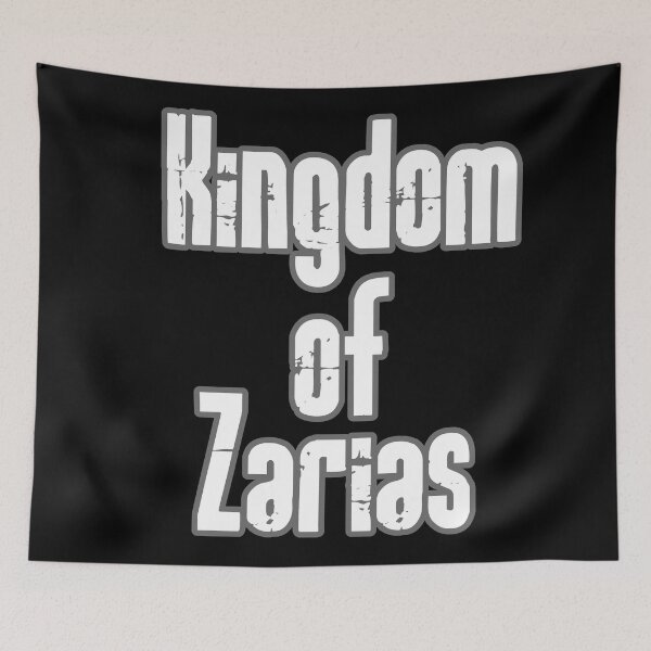 Item preview, Kingdom of Zarias Logo- Gray and White on Black designed and sold by Greenwood2112.
