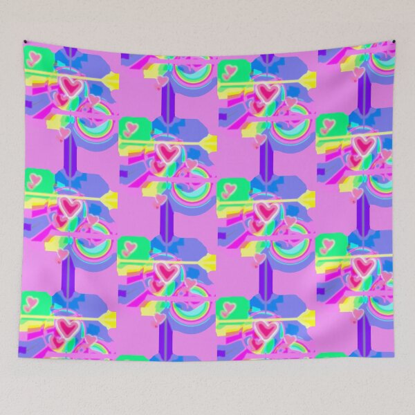 Item preview, bubble pink rainbows designed and sold by oddityghosting.