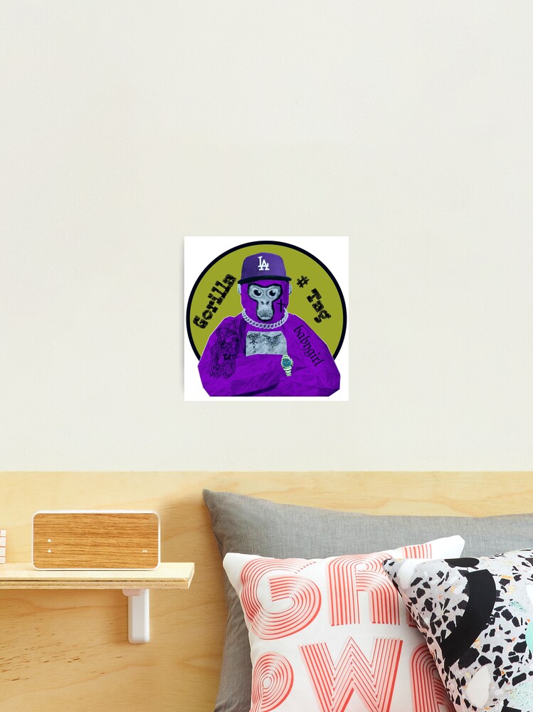 Gorilla tag in purple  Poster for Sale by S4rit4