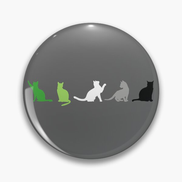 Item preview, Aro Cats. Aromantic Pride designed and sold by Subtle Pride Shop.