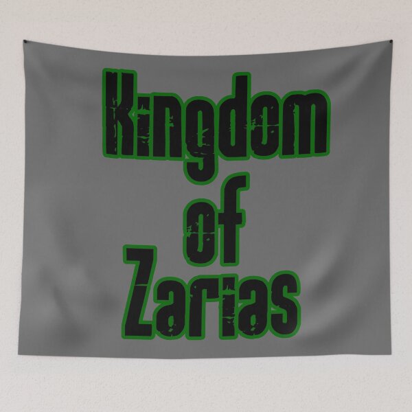 Item preview, Kingdom of Zarias Logo- Black and Green on Gray designed and sold by Greenwood2112.