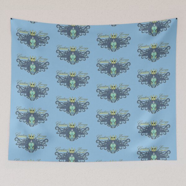 Item preview, WEIRDO - Creative Energy Flo - Beauty - Full Color- Light Blue designed and sold by hector2ortega.